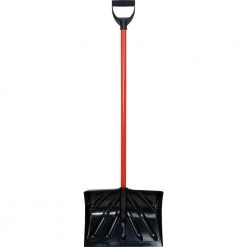 True Temper Lawn & Garden Hand Tools 16-in Poly Snow Shovel with 36-in Steel Handle