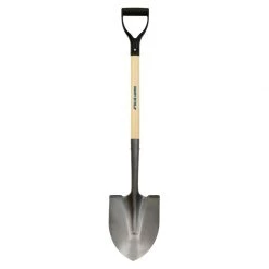 Blue Hawk Lawn & Garden Hand Tools 20-in Wood D-Handle Digging Shovel