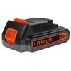 BLACK+DECKER Power Equipment Parts 20-Volt Max 2 Ah Rechargeable Lithium Ion (Li-ion) Cordless Power Equipment Battery