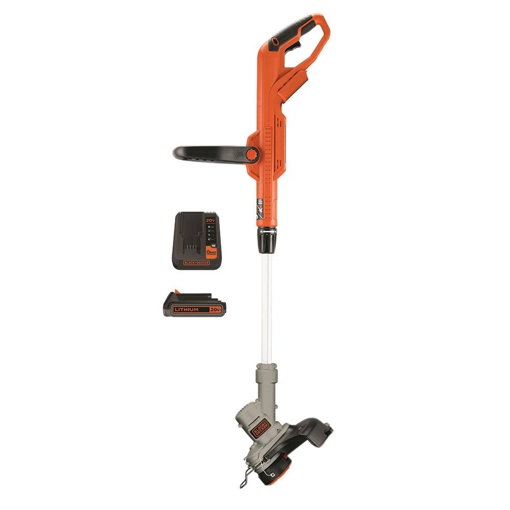 BLACK+DECKER Trimmers & Edgers 20-Volt Max 12-in Straight Cordless String Trimmer with Edger Capable (Battery Included) 1 BLACK+DECKER Trimmers & Edgers 20-Volt Max 12-in Straight Cordless String Trimmer with Edger Capable (Battery Included)