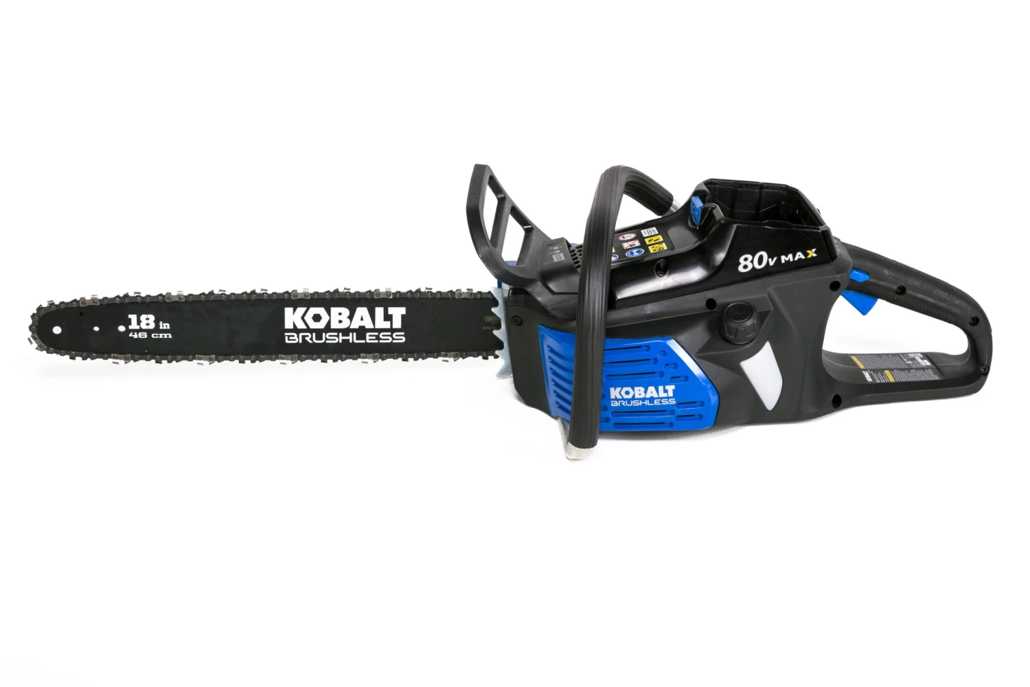 Kobalt Cordless Electric Chainsaws 80-volt Max 18-in Brushless Cordless Electric Chainsaw 2 Ah (Battery & Charger Included) 3 Kobalt Cordless Electric Chainsaws 80-volt Max 18-in Brushless Cordless Electric Chainsaw 2 Ah (Battery & Charger Included) - Image 3