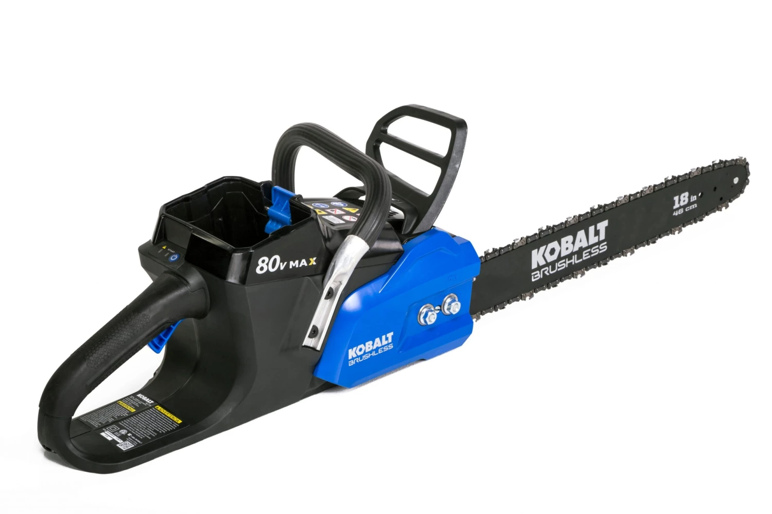 Kobalt Cordless Electric Chainsaws 80-volt Max 18-in Brushless Cordless Electric Chainsaw 2 Ah (Battery & Charger Included) 4 Kobalt Cordless Electric Chainsaws 80-volt Max 18-in Brushless Cordless Electric Chainsaw 2 Ah (Battery & Charger Included) - Image 4
