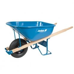 JACKSON Wheelbarrows & Yard Carts 6-cu ft Wheelbarrow Flat-free Tire(s)