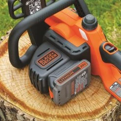 BLACK+DECKER Chainsaws & Pole Saws 20-Volt Max 10-in Cordless Electric Chainsaw (Battery Included) -Outdoor Tools & Equipment Fashion Store 04963135