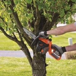 BLACK+DECKER Chainsaws & Pole Saws 20-Volt Max 10-in Cordless Electric Chainsaw (Battery Included) -Outdoor Tools & Equipment Fashion Store 04963136
