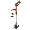 BLACK+DECKER Trimmers & Edgers EASYFEED 20-Volt Max 12-in Straight Cordless String Trimmer with Edger Capable (Battery Included)