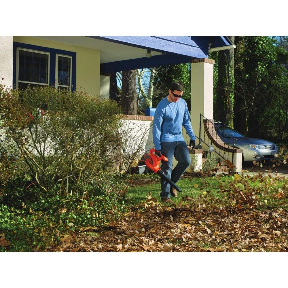 BLACK+DECKER Leaf Blowers 7-Amp 180-CFM 180-MPH Corded Electric Leaf Blower 6 BLACK+DECKER Leaf Blowers 7-Amp 180-CFM 180-MPH Corded Electric Leaf Blower - Image 6