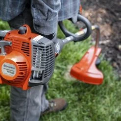Husqvarna Trimmers & Edgers 128CD 28-cc 2-Cycle 17-in Curved Shaft Gas String Trimmer with Attachment Capable -Outdoor Tools & Equipment Fashion Store 05433026