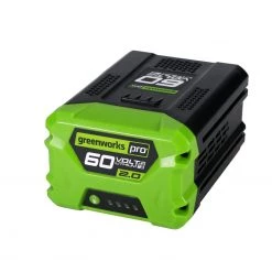 Greenworks Pro Power Equipment Parts 60-Volt Max 2 Ah Rechargeable Lithium Ion (Li-Ion) Cordless Power Equipment Battery