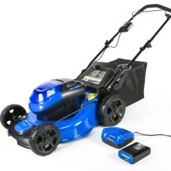 Kobalt Lawn Mowers 40-Volt Max Brushless 20-in Push Cordless Electric Lawn Mower 5 Ah -Outdoor Tools & Equipment Fashion Store 07944332