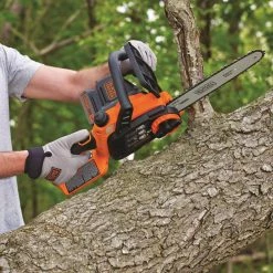BLACK+DECKER Chainsaws & Pole Saws 20-Volt Max 10-in Cordless Electric Chainsaw (Battery Included) -Outdoor Tools & Equipment Fashion Store 08539511