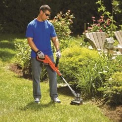 BLACK+DECKER Trimmers & Edgers 20-Volt Max 12-in Straight Cordless String Trimmer with Edger Capable (Battery Included) 18 BLACK+DECKER Trimmers & Edgers 20-Volt Max 12-in Straight Cordless String Trimmer with Edger Capable (Battery Included) -Outdoor Tools & Equipment Fashion Store 08860628