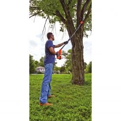 BLACK+DECKER Chainsaws & Pole Saws 20-Volt Max 8-in Cordless Electric Pole Saw (Battery & Charger Included) -Outdoor Tools & Equipment Fashion Store 09034582