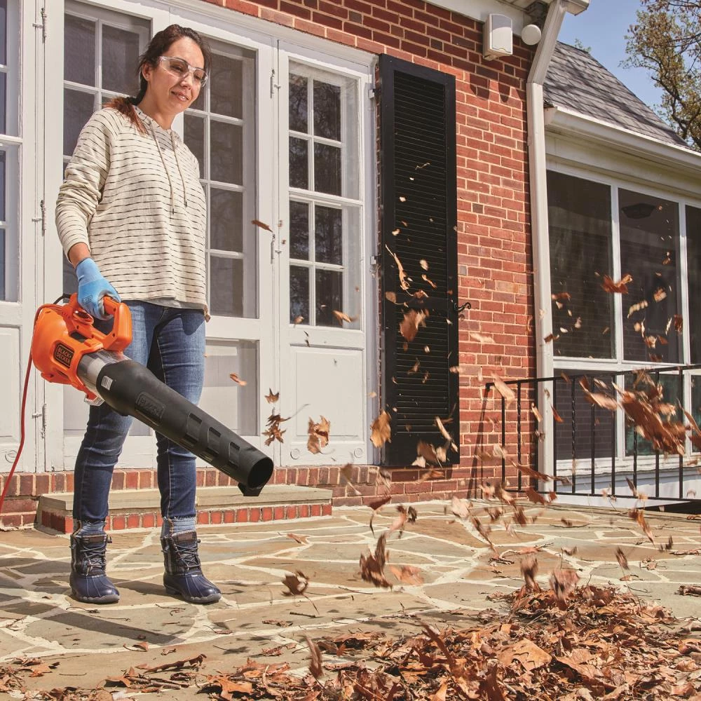 BLACK+DECKER Leaf Blowers 9-Amp 450-CFM 140-MPH Corded Electric Leaf Blower 9 BLACK+DECKER Leaf Blowers 9-Amp 450-CFM 140-MPH Corded Electric Leaf Blower - Image 9