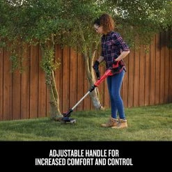 CRAFTSMAN Trimmers & Edgers WEEDWACKER V20 20-Volt Max 13-in Straight Cordless String Trimmer with Edger Capable (Battery Included) -Outdoor Tools & Equipment Fashion Store 09807029