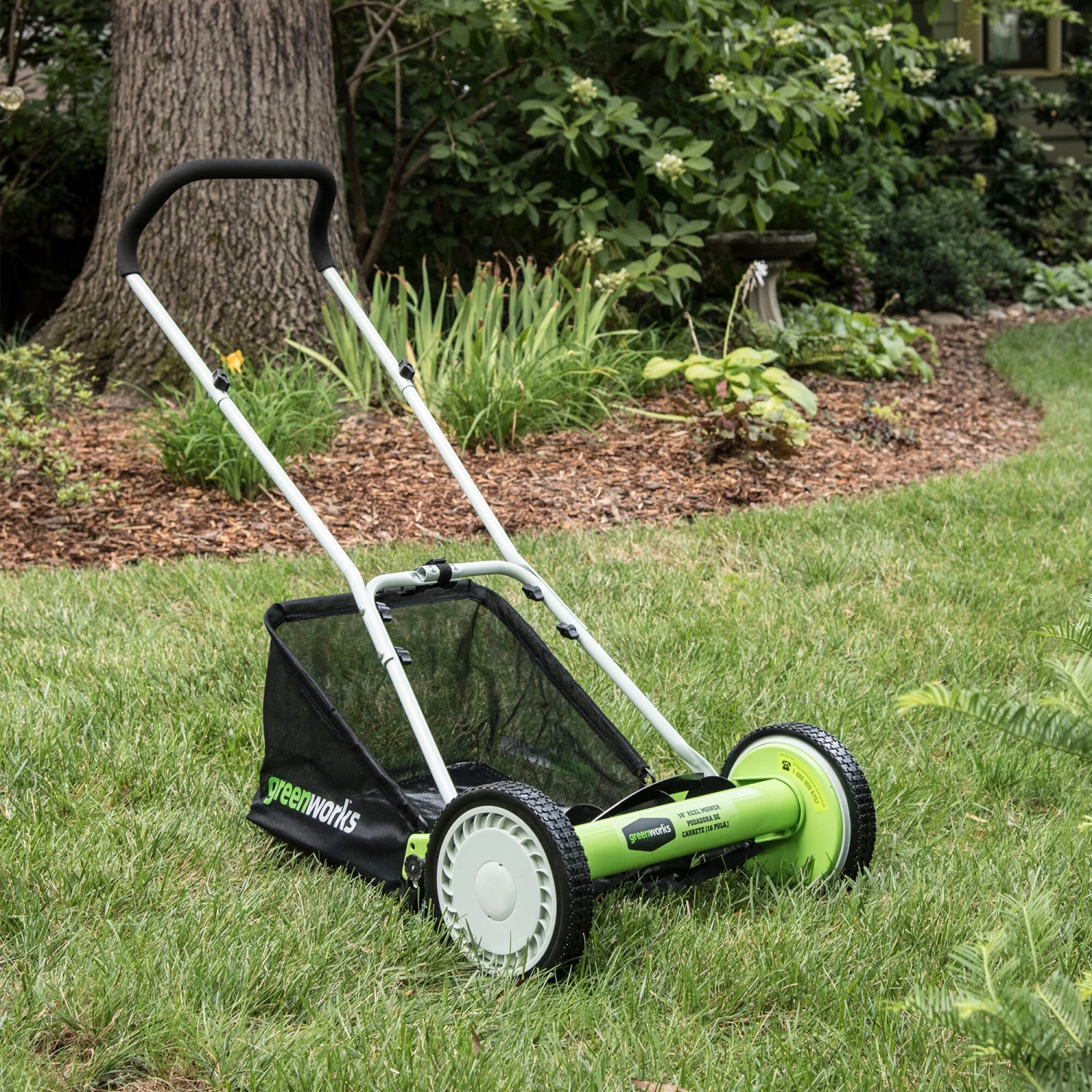 Greenworks Lawn Mowers 16-in 5 Reel Lawn Mower 2 Greenworks Lawn Mowers 16-in 5 Reel Lawn Mower - Image 2