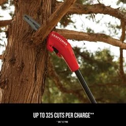CRAFTSMAN Chainsaws & Pole Saws V20 20-Volt Max 8-in Cordless Electric Pole Saw (Battery & Charger Included) -Outdoor Tools & Equipment Fashion Store 09832632