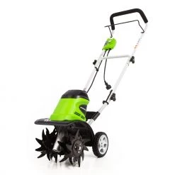 Greenworks Tillers & Cultivators 8.5-Amp 11-in Forward-rotating Corded Electric Cultivator