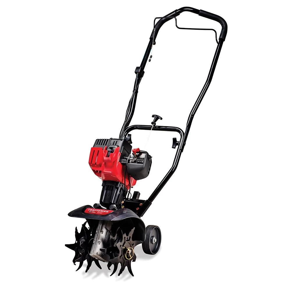 CRAFTSMAN Tillers & Cultivators 25-cc 2-Cycle 9-in Forward-rotating Gas Cultivator 1 CRAFTSMAN Tillers & Cultivators 25-cc 2-Cycle 9-in Forward-rotating Gas Cultivator