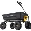 Gorilla Carts Wheelbarrows & Yard Carts 4-cu ft Poly Yard Cart