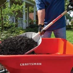 CRAFTSMAN Lawn & Garden Hand Tools 28-in Wood D-Handle Scoop -Outdoor Tools & Equipment Fashion Store 10163669 scaled