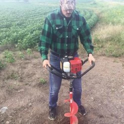 Thing Augers 43-cc 1-Man Auger Powerhead with 8-in Bit 11 Thing Augers 43-cc 1-Man Auger Powerhead with 8-in Bit -Outdoor Tools & Equipment Fashion Store 10266129
