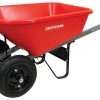 CRAFTSMAN Wheelbarrows & Yard Carts 6-cu ft Poly Wheelbarrow