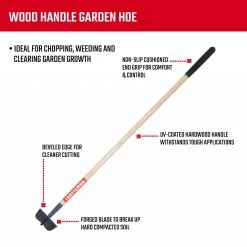 CRAFTSMAN Lawn & Garden Hand Tools 54-in Wood-Handle Garden Hoe -Outdoor Tools & Equipment Fashion Store 10339279 scaled