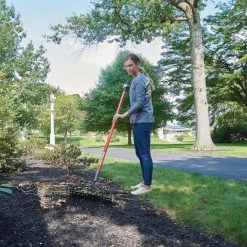 CRAFTSMAN Lawn & Garden Hand Tools 57.25-in L Fiberglass-Handle Welded Steel Garden Rake -Outdoor Tools & Equipment Fashion Store 10339295 scaled