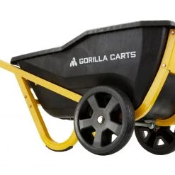 Gorilla Carts Wheelbarrows & Yard Carts 7-cu ft Poly Yard Cart