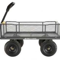 Gorilla Carts Wheelbarrows & Yard Carts 6-cu ft Steel Yard Cart -Outdoor Tools & Equipment Fashion Store 10445311 scaled
