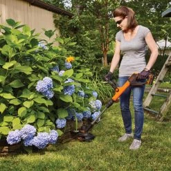 BLACK+DECKER Trimmers & Edgers EASYFEED 20-Volt Max 12-in Straight Cordless String Trimmer With Edger Capable (Battery Included) -Outdoor Tools & Equipment Fashion Store 10558404