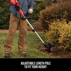 CRAFTSMAN Trimmers & Edgers WEEDWACKER V20 20-Volt Max 13-in Straight Cordless String Trimmer with Edger Capable (Battery Included) -Outdoor Tools & Equipment Fashion Store 10587998