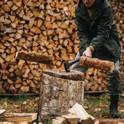 Fiskars Axes & Mauls Forged Steel Splitting Axe with 31.5-in Composite Handle -Outdoor Tools & Equipment Fashion Store 10819279