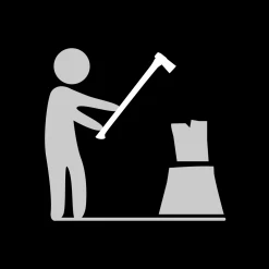 Fiskars Axes & Mauls Forged Steel Splitting Axe with 31.5-in Composite Handle -Outdoor Tools & Equipment Fashion Store 10819280