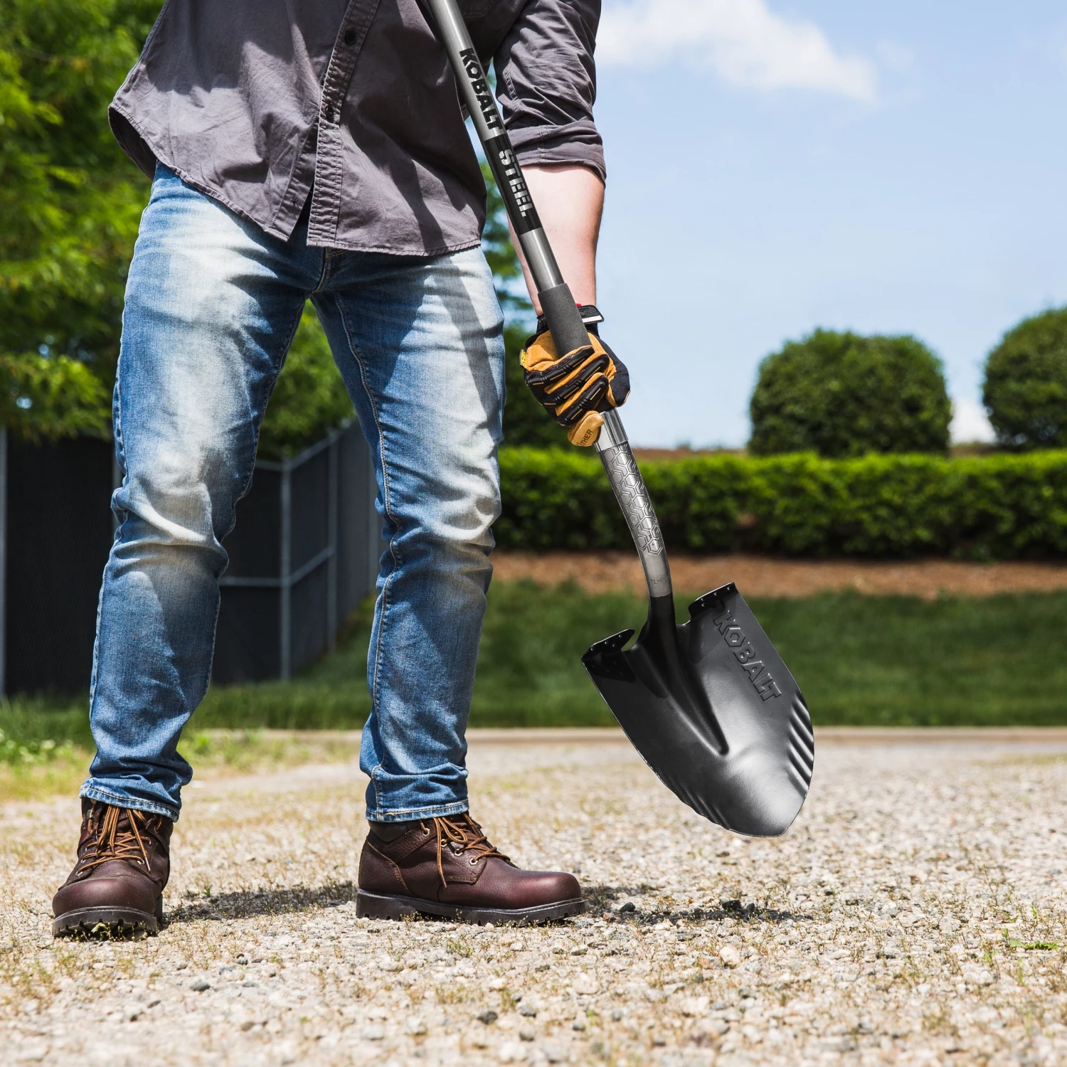 Kobalt Lawn & Garden Hand Tools 48-in Steel Handle Digging Shovel 4 Kobalt Lawn & Garden Hand Tools 48-in Steel Handle Digging Shovel - Image 4