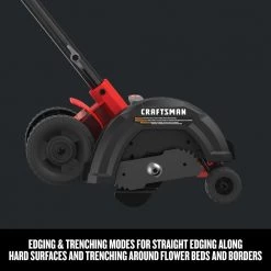 CRAFTSMAN Trimmers & Edgers 7.5-in Push Walk Behind Corded Electric Lawn Edger -Outdoor Tools & Equipment Fashion Store 11629476