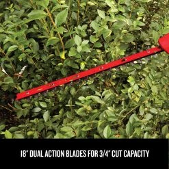 CRAFTSMAN Trimmers & Edgers 20-Volt Max 18-in Dual Cordless Electric Hedge Trimmer (Battery & Charger Included) -Outdoor Tools & Equipment Fashion Store 11633541