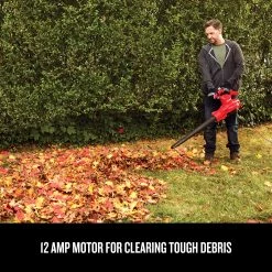 CRAFTSMAN Leaf Blowers 12-Amp 450-CFM 260-MPH Corded Electric Leaf Blower (Vacuum Kit Included) 20 CRAFTSMAN Leaf Blowers 12-Amp 450-CFM 260-MPH Corded Electric Leaf Blower (Vacuum Kit Included) -Outdoor Tools & Equipment Fashion Store 11736193