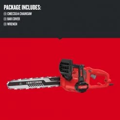 CRAFTSMAN Chainsaws & Pole Saws 8-Amp 14-in Corded Electric Chainsaw 11 CRAFTSMAN Chainsaws & Pole Saws 8-Amp 14-in Corded Electric Chainsaw -Outdoor Tools & Equipment Fashion Store 11884823