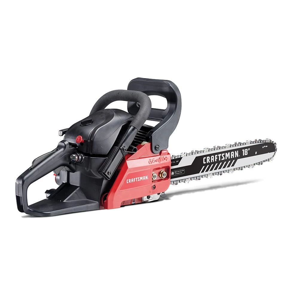 CRAFTSMAN Chainsaws & Pole Saws S180 18-in 42-cc 2-Cycle Gas Chainsaw 3 CRAFTSMAN Chainsaws & Pole Saws S180 18-in 42-cc 2-Cycle Gas Chainsaw - Image 3