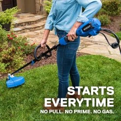 Kobalt Trimmers & Edgers 10-Amp 18-in Corded Electric String Trimmer with Attachment Capability -Outdoor Tools & Equipment Fashion Store 12050571