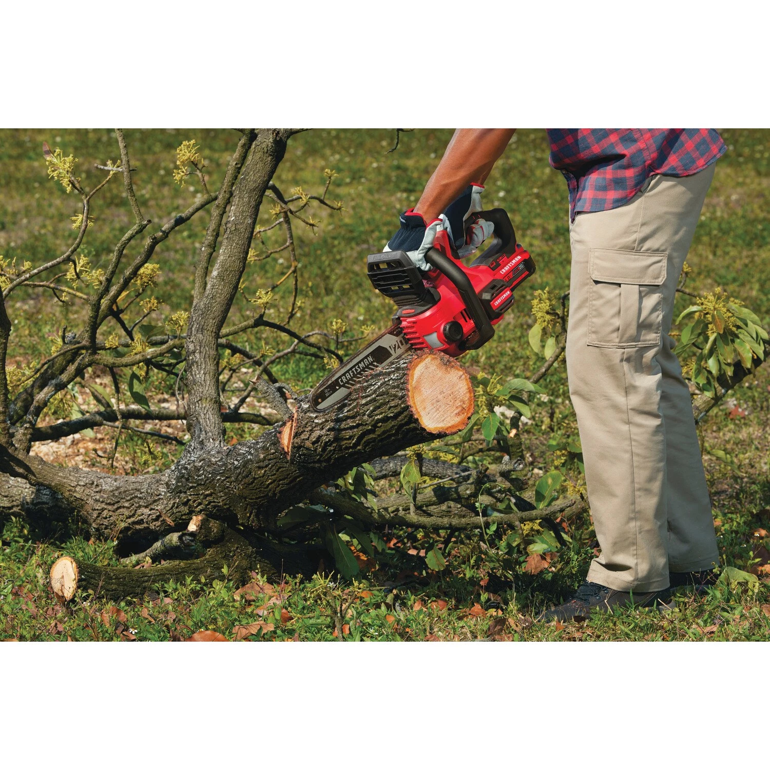 CRAFTSMAN Chainsaws & Pole Saws V20 20-volt Max 12-in Cordless Electric Chainsaw 4 Ah (Battery & Charger Included) 12 CRAFTSMAN Chainsaws & Pole Saws V20 20-volt Max 12-in Cordless Electric Chainsaw 4 Ah (Battery & Charger Included) - Image 12