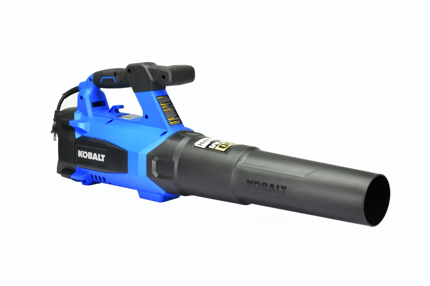 Kobalt Leaf Blowers 12-Amp 700-CFM 115-MPH Corded Electric Leaf Blower 4 Kobalt Leaf Blowers 12-Amp 700-CFM 115-MPH Corded Electric Leaf Blower - Image 4