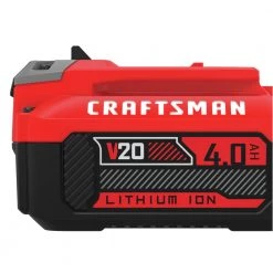 CRAFTSMAN Power Equipment Parts 20-Volt Max 4 Ah Rechargeable Lithium Ion (Li-Ion) Cordless Power Equipment Battery -Outdoor Tools & Equipment Fashion Store 12227992