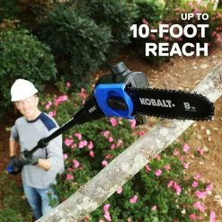 Kobalt Chainsaws & Pole Saws 40-Volt Max 8-in Cordless Electric Pole Saw (Battery & Charger Included) 16 Kobalt Chainsaws & Pole Saws 40-Volt Max 8-in Cordless Electric Pole Saw (Battery & Charger Included) -Outdoor Tools & Equipment Fashion Store 12234439
