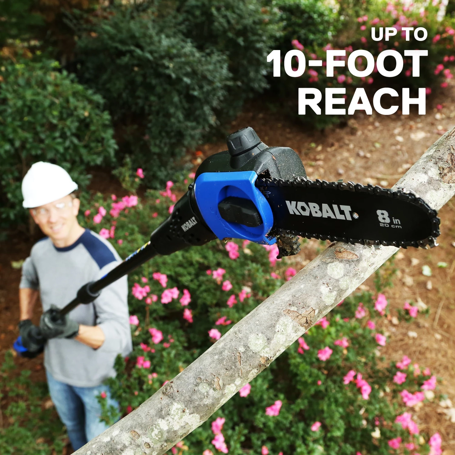 Kobalt Chainsaws & Pole Saws 40-Volt Max 8-in Cordless Electric Pole Saw (Battery & Charger Included) 7 Kobalt Chainsaws & Pole Saws 40-Volt Max 8-in Cordless Electric Pole Saw (Battery & Charger Included) - Image 7