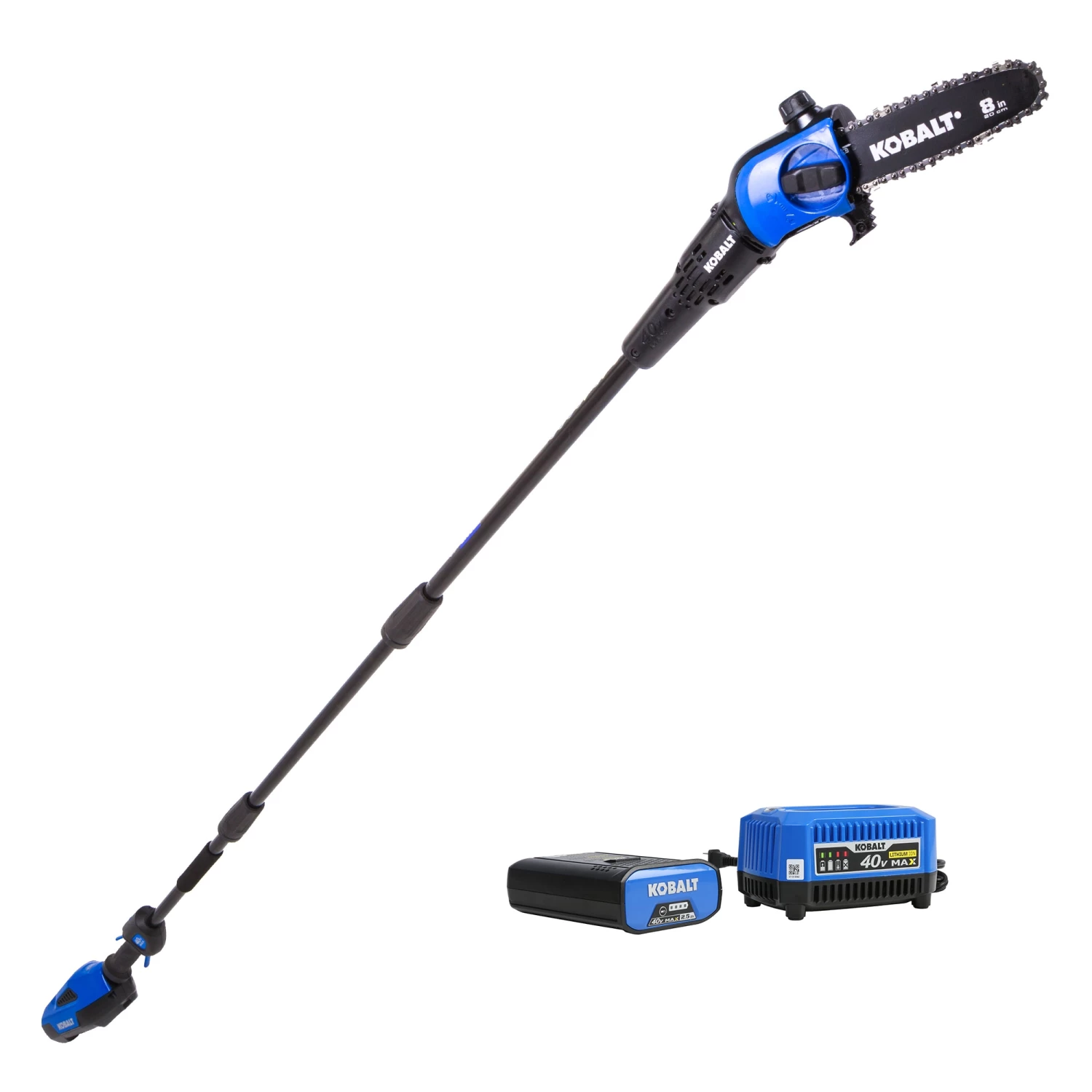 Kobalt Chainsaws & Pole Saws 40-Volt Max 8-in Cordless Electric Pole Saw (Battery & Charger Included) 1 Kobalt Chainsaws & Pole Saws 40-Volt Max 8-in Cordless Electric Pole Saw (Battery & Charger Included)