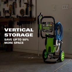 Greenworks Pro Pressure Washers 2700-PSI 2.3-GPM Cold Water Electric Pressure Washer -Outdoor Tools & Equipment Fashion Store 12533670