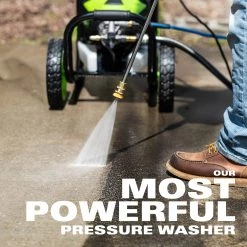 Greenworks Pro Pressure Washers 2700-PSI 2.3-GPM Cold Water Electric Pressure Washer -Outdoor Tools & Equipment Fashion Store 12533672